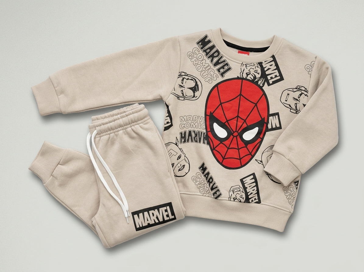 Kids Marvel Spider-Man 2-Piece Fleece Sweatshirt & Jogger Set