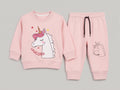 Toddler & Girls Magical Unicorn 2-Piece Fleece Sweatshirt & Jogger Set